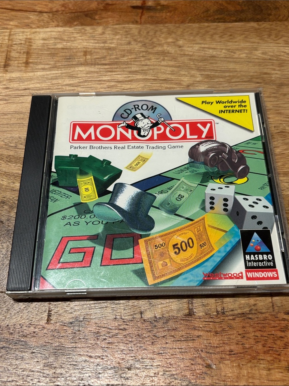 Monopoly CD-ROM Standard Case Windows Hasbro Interactive